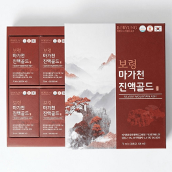보령 마가목 진액골드 상황버섯 구기자 함유 건강식품 30포, 1개