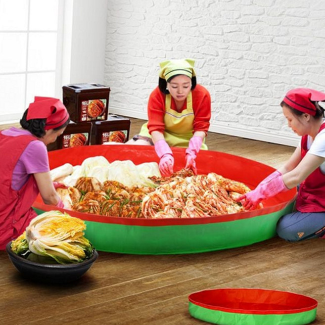 특대형 간편 무봉제 담그는 김치 접이식 김장매트 용품