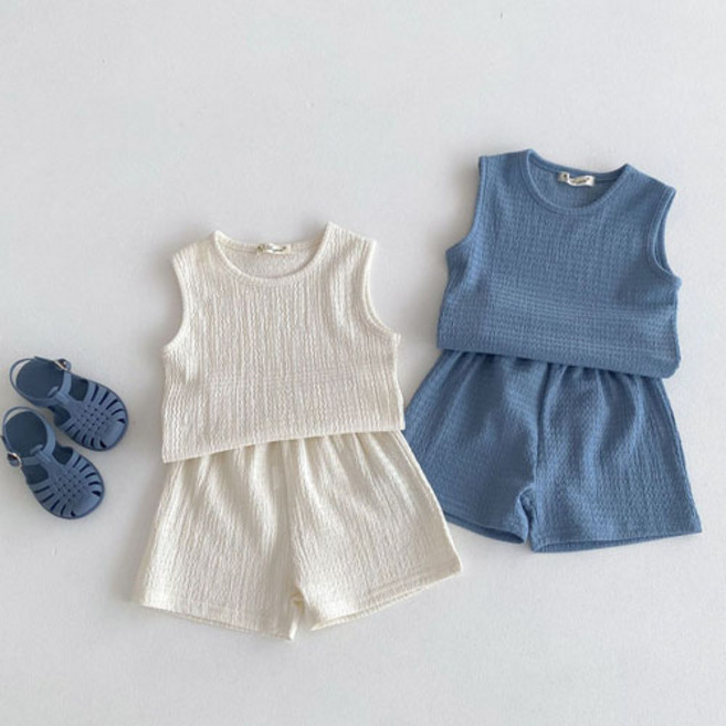 아기 여름 반팔 상하복 세트 외출복 유아 여아 남아 어린이 아동 키즈 실내복 문센룩 등원룩