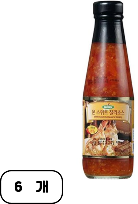 MORN 스위트 칠리소스, 240ml, 6개