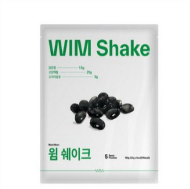 윔다이어트 고단백 윔쉐이크 검은콩, 1개, 150g