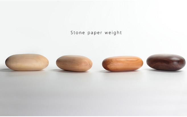 台灣帕維登PAVIDEN Stone磁吸紙鎮 明進文房具, 1個, 核桃木