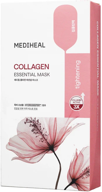 메디힐 에센셜 마스크 10매 30매 티트리 마스크 콜라겐 마스크 워터마이드 마데카소사이드 NEW, 10개입, 1개 - 쿠팡