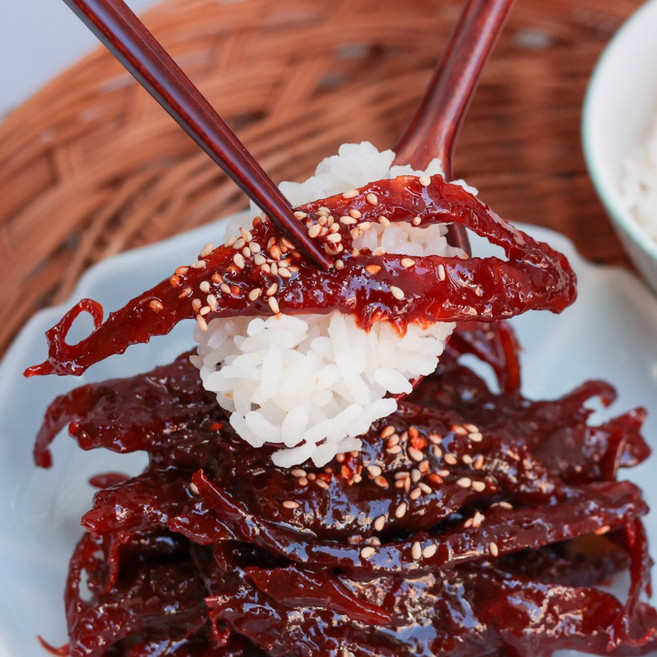 순창 굴비장아찌 국산 고추장양념 실속포장 500g, 1개