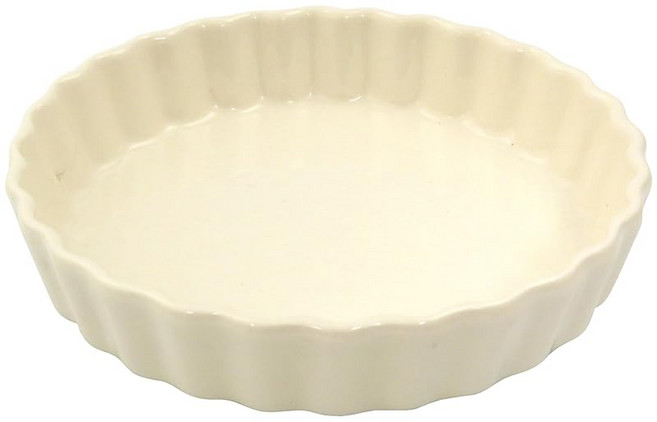 Bankoyaki 반코야키 오븐용 키슈 그라탕 접시 소 화이트 15.5cm