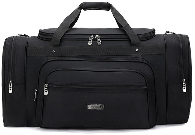 나인벨로 스포츠 더블백 여행용 피트니스 보스턴백, 블랙, 1개