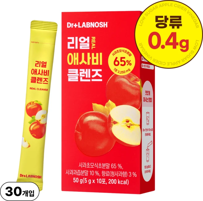 닥터랩노쉬 리얼 애사비 클렌즈, 3박스, 50g - 쿠팡