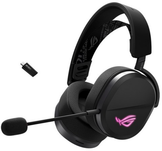 ROG ASUS PELTA 펠타 유무선 게이밍 헤드셋, 블랙