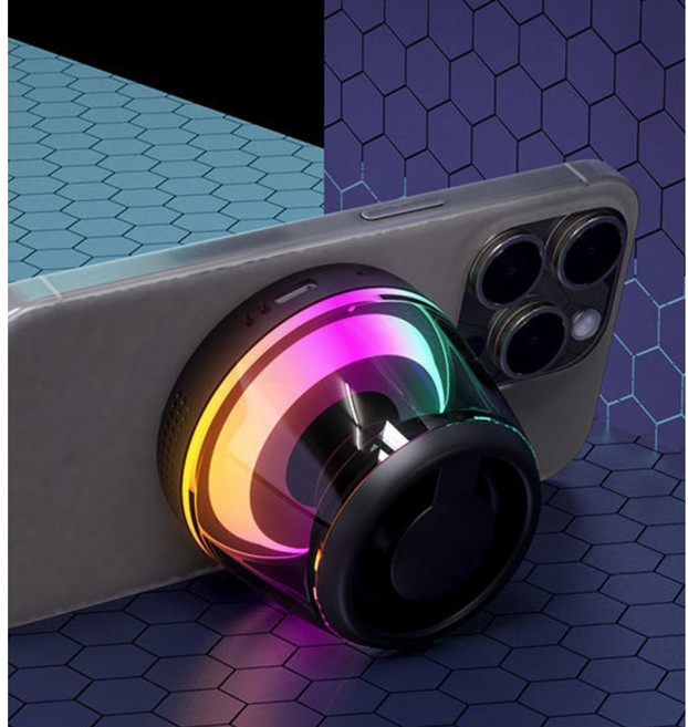 벨라트릭스 휴대폰 거치 미니 블루투스 스피커 M2 블랙