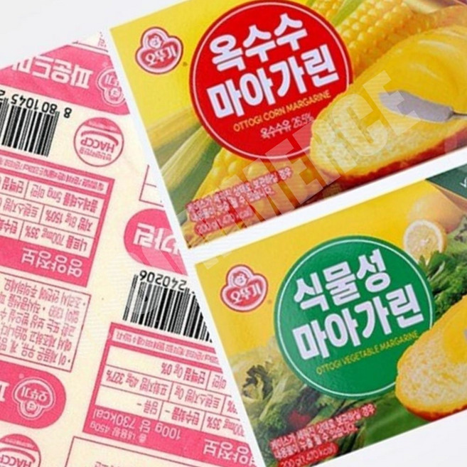 오뚜기 식물성 옥수수 마가린 200g 파운드 버터 옥수수마가린 마아가린 크림