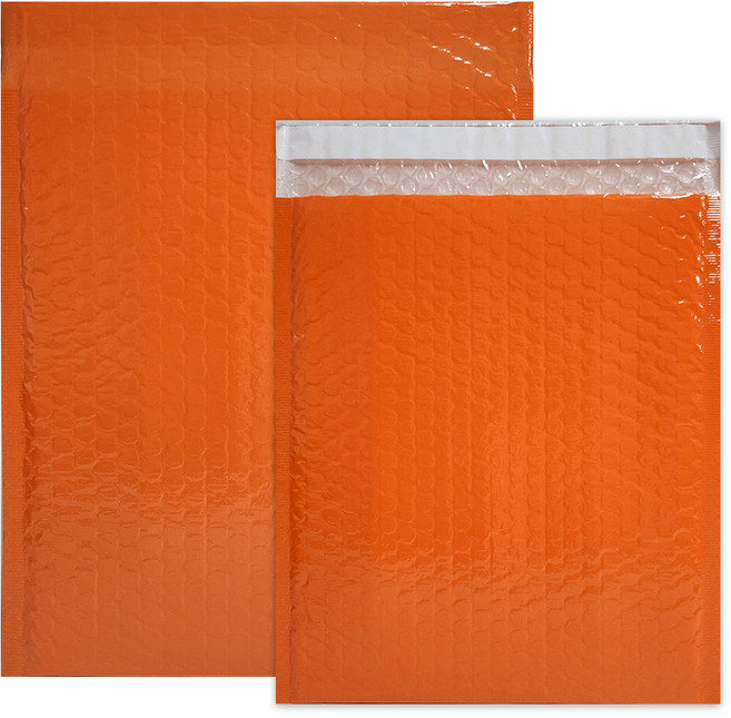 안전봉투 원포장 에어캡 오렌지, 100매