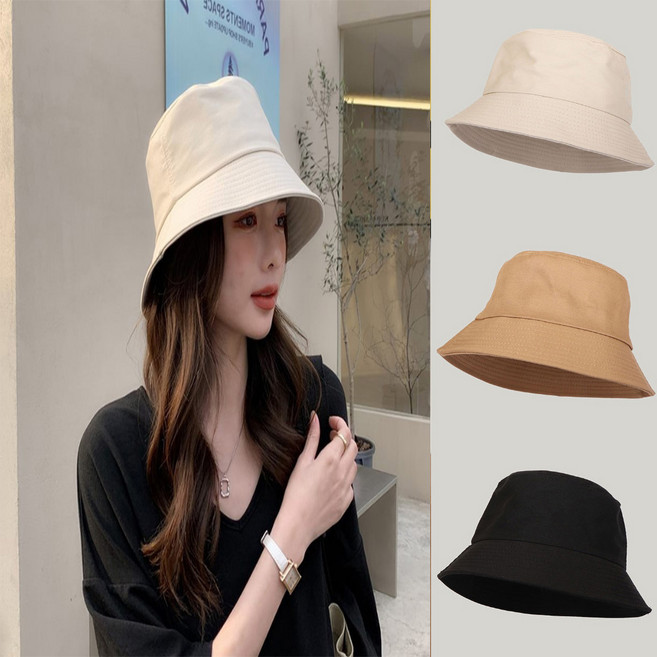 1+1 헬스와미 버킷햇 여자벙거지모자 챙모자