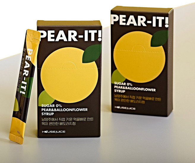 목이 편안한 짜먹는 배도라지청 무첨가 하우스쥬스, 100ml, 20개