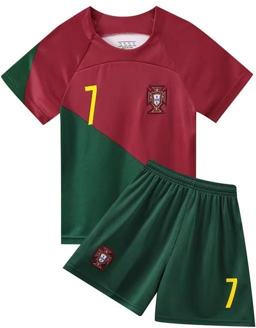 어린이 축구 유니폼 세트 초등학생 메시 호날두 축구복