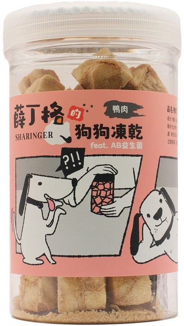 薛丁格 狗狗凍乾零食, 1個, 鴨肉, 100g