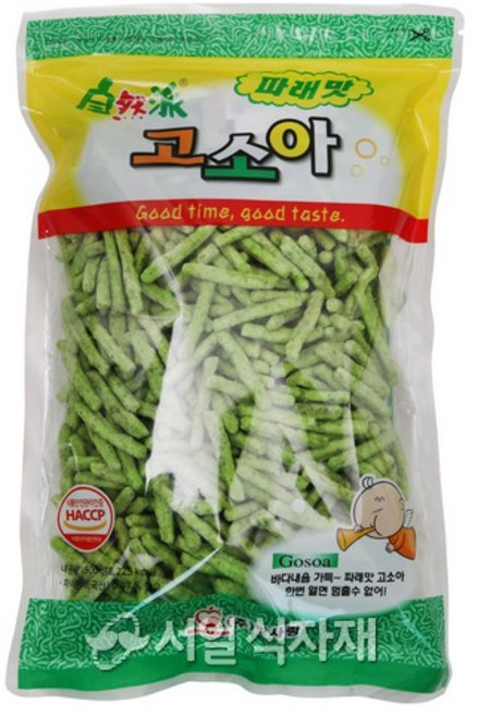 맛사랑 파래맛 고소아, 500g, 4개