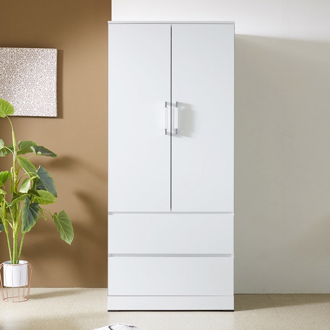 솜씨방가구 라온 800 투서랍장, 화이트