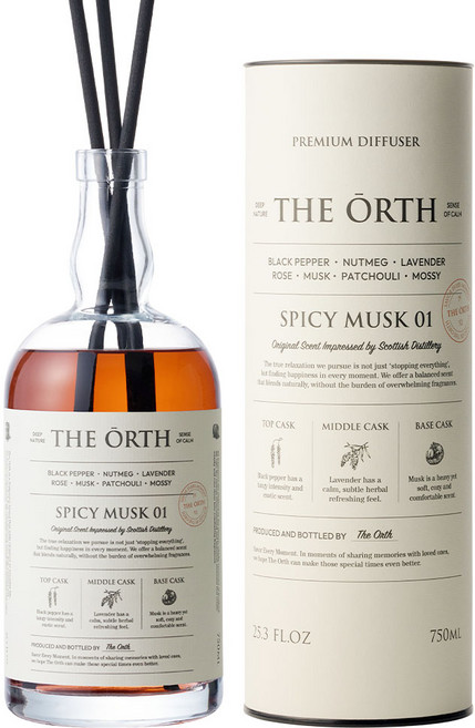 디올트 대용량 실내 디퓨저 인테리어 방향제 선물, 1개, 750ml, 스파이시 머스크