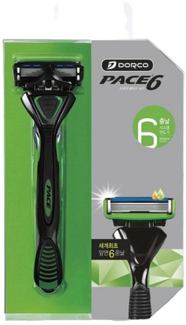 PD몰 도루코 면도기 페이스식스 SX A1000 개 (입) 페이스면도기 휴대용면도기 남성면도기 일회용면도