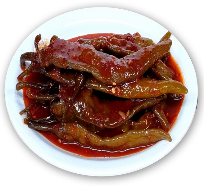 알싸한 매콤함 양념고추무침 500그램 간편식 집반찬, 2개, 500g