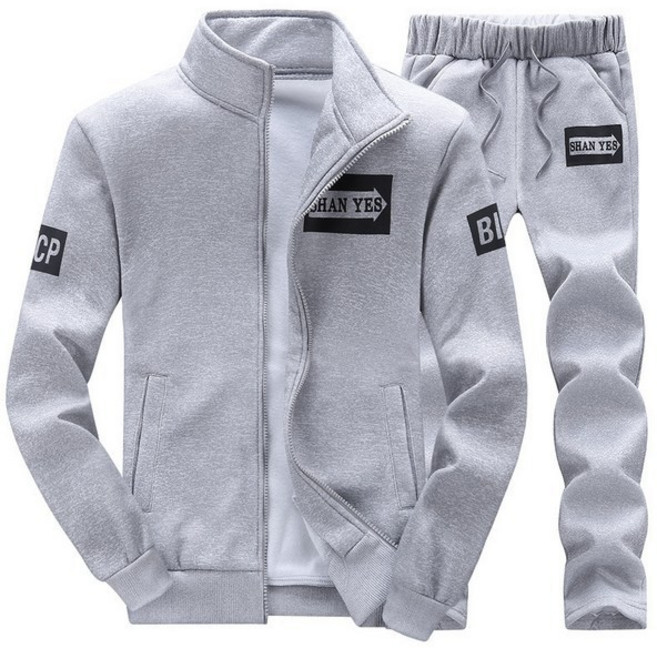 남성 캐주얼 트레이닝세트 집업 자켓+조거 팬츠 중장년 아빠 베이직 상하세트 러닝복 후드티 패션 운동복