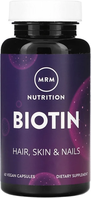 MRM Nutrition 비오틴 5000mcg 베지 캡슐 60정, MRMNutrition비오틴5000mcg베지캡슐60정, 1개 - 쿠팡