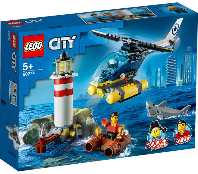 레고 시티 엘리트 경찰 등대 체포 작전 60274, 혼합색상