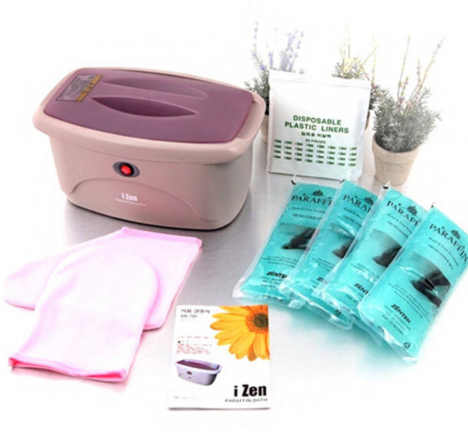 [평생A/S] 국산 BDM 파라핀 손 치료기 추천 + 파라핀왁스 4개 파라핀베스 욕조 용해기 기계 병원용 의료용 의료기 가정용 통증 완화, 1개