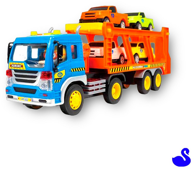 BS 자동차장난감 뽀로로 출동 트럭 캐리어카 232188 중장비자동차 미니카캐리어