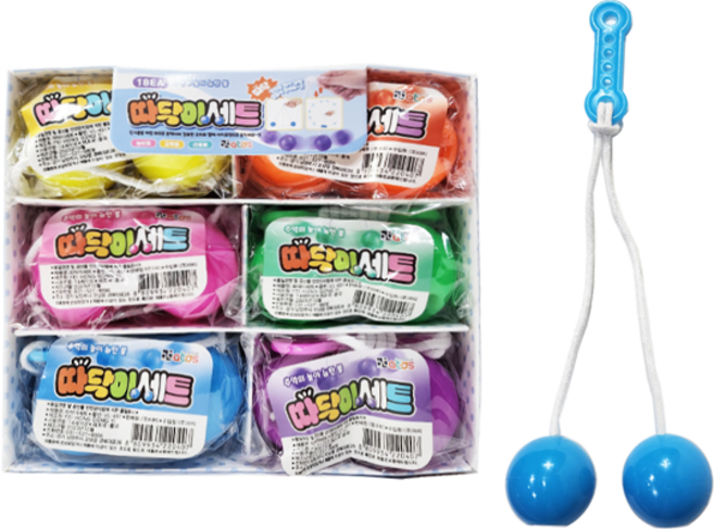 따닥이 6개 추억의놀이 딱딱볼 뉴턴볼 추억의 옛날 장난감 레트로 진자운동놀이 토이 완구 문구 사무용품, 1개