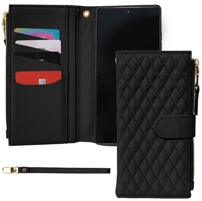 5세컨즈 애나멜B 가죽 다이어리 카드수납 지갑 휴대폰 케이스 + 핸디 스트랩 세트