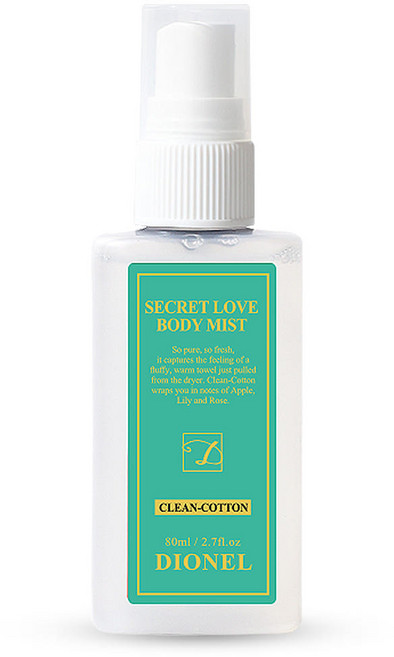 디오넬 시크릿러브 바디미스트 클린코튼, 80ml, 1개