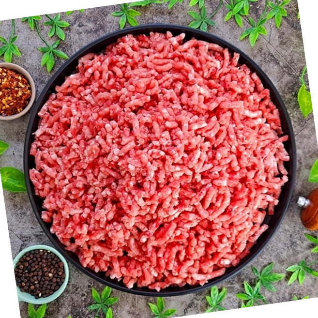 VGD 돼지 다짐육 돈민찌 2kg 냉동 만두 떡볶이 재료, 1개