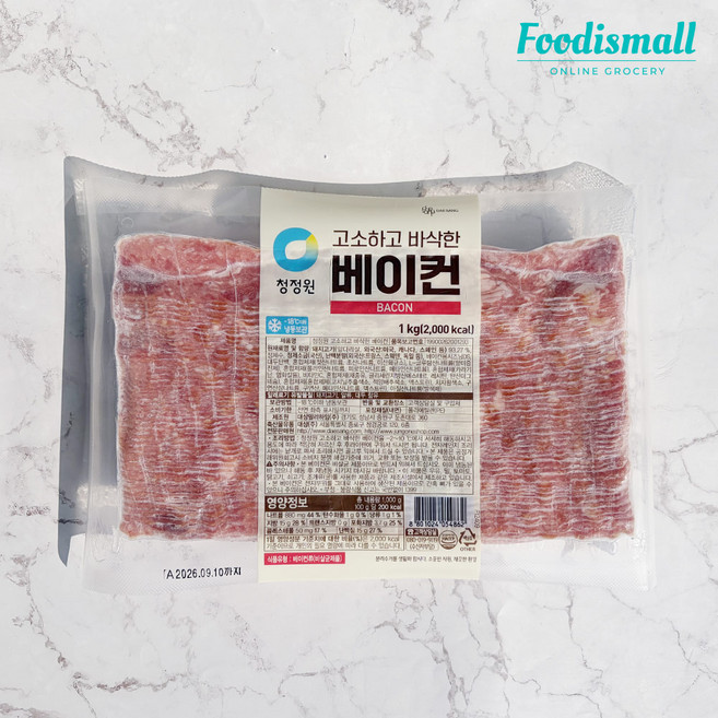 청정원 바삭한 베이컨 1kg, 1개
