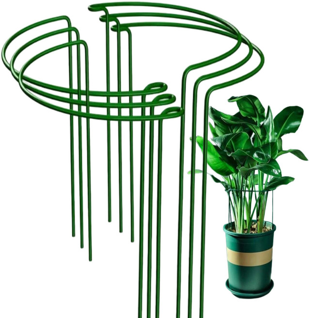 화분 식물 지지대 원형 25 x 40 cm, 6개