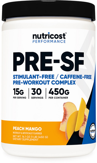 스팀-프리 프리워크아웃 30회분 피치 망고 1병, 1개