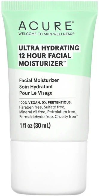 Acure 울트라 하이드레이팅 12시간 페이셜 모이스처라이저 30ml 2팩, 1개 - 쿠팡