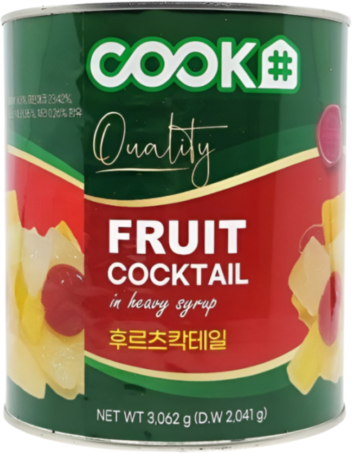 원픽푸드 쿡샵 파인애플 슬라이스 3kg 6개 필리핀 쿡샾