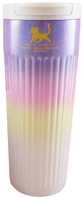 Miravivi 美少女戰士不鏽鋼漸層保溫瓶, 多色, 1個, 500ml