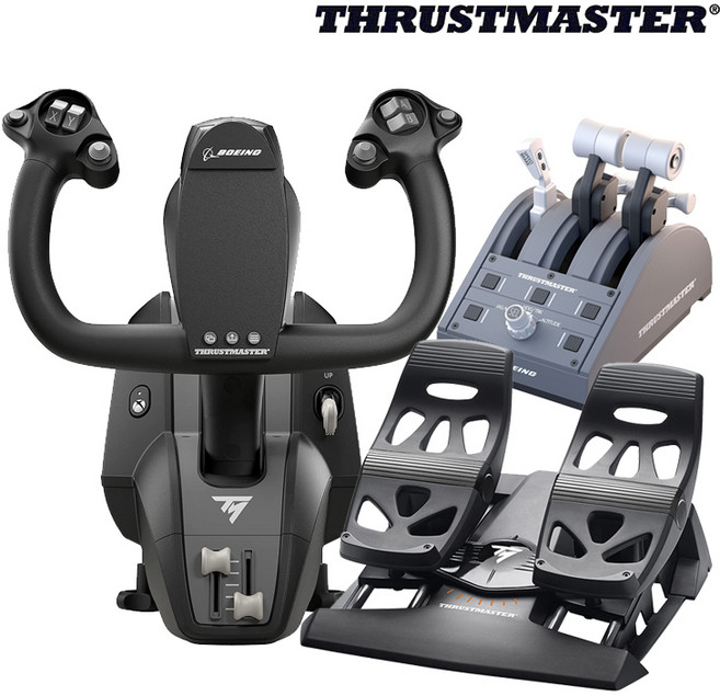 트러스트마스터 TCA 요크팩 보잉에디션 TFRP 러더 풀세트 (공식/PC/XBOX), 1개