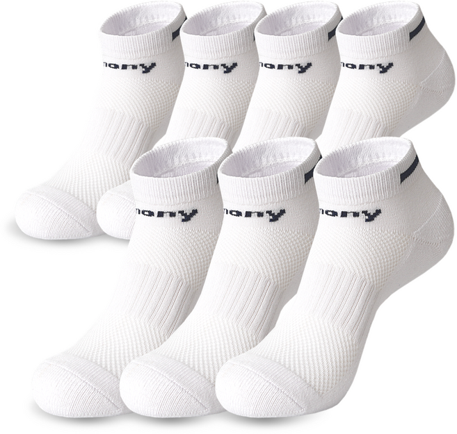 키모니 30수 여성 단목 스포츠양말 KSS500 7족, 7개, 화이트