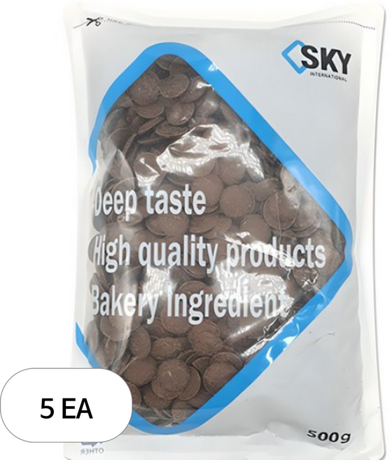 이르카 노벨라떼 밀크 코팅 초콜릿, 500g, 5개