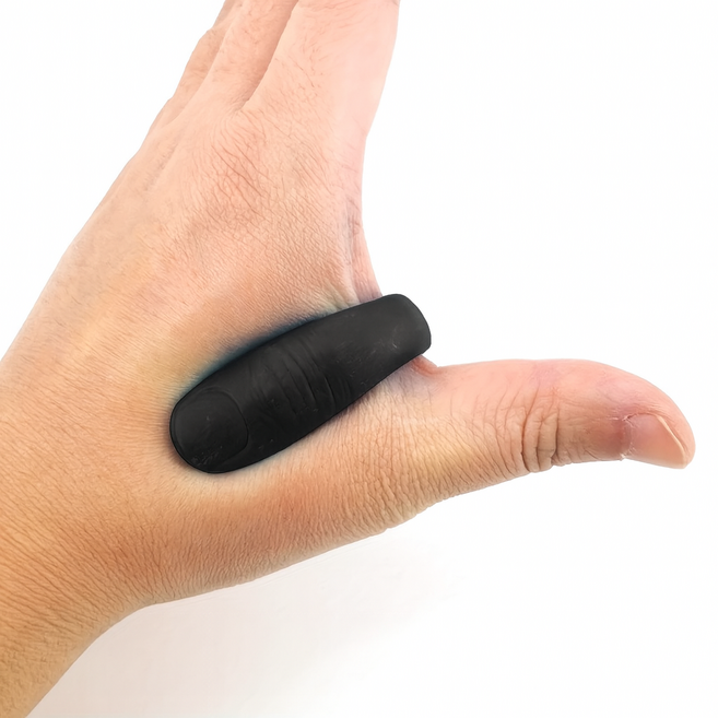 휴대용 손가락 지압 자석 클립 손마사지 도구, 블랙, 1개