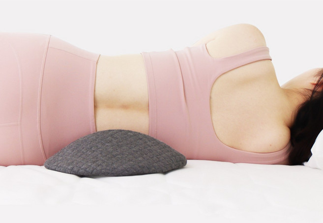 럼버웰 허리베개 요추베개, 1) 그레이 기능성커버, 1개, 그레이