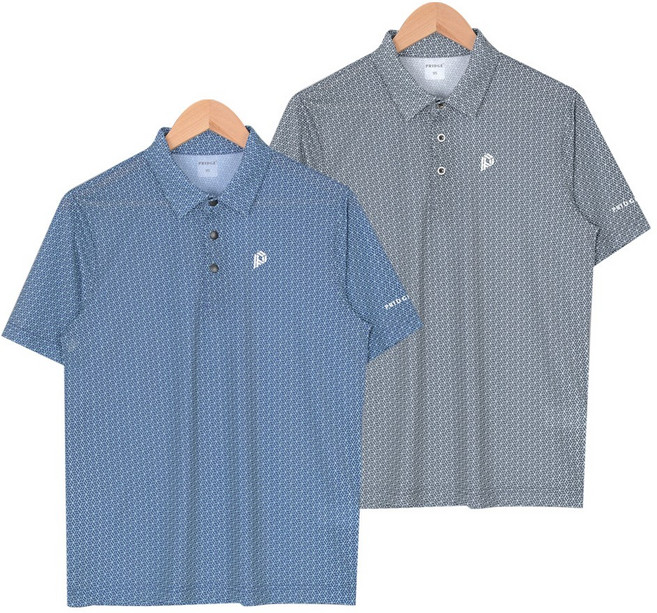 [이지바이] (1+1) 남성 냉감 카라 티셔츠_쿨링큐브 쿨 아이스필 빅사이즈 등산 아웃도어 골프 카라티