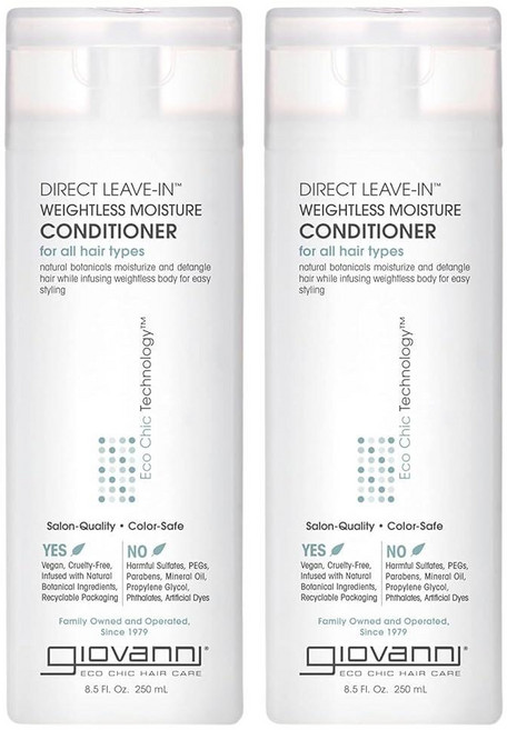 Giovanni 다이렉트 리브인 컨디셔너 250ml 2개, Giovanni 다이렉트 리브인 컨디셔너 250ml 2