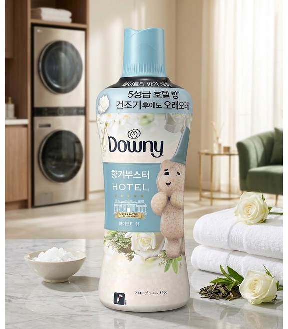 다우니 향기부스터 화이트티, 1개, 840g