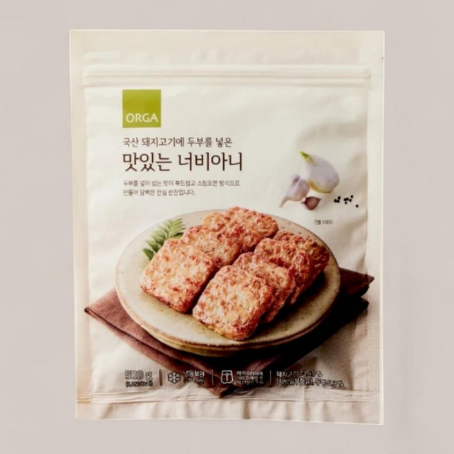 올가 밥반찬 간식 너비아니 500g, 1개