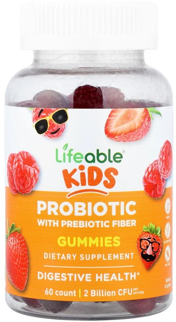 아이허브 어린이용 프로바이오틱 구미젤리 천연 베리 10억CFU 구미젤리 60개, LFB73111, 1개, 60정 - 쿠팡
