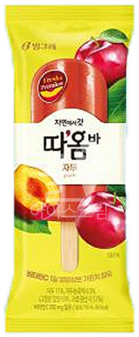 빙그레 따옴바 자두 1박스 40개입, 40개, 75ml